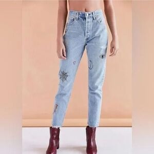 AGOLDE X UO Jamie High-Rise Jean - Rescued Crush Size 28